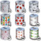 Rolle Toilettenpapier Motiv Auswahl möglich Liebe Colourful hearts - Bunte Herzen