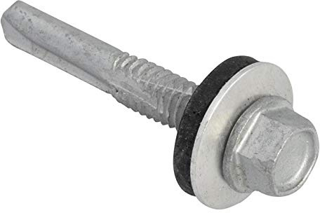 TechFast Heavy Duty Sheet to Steel Roofing Screws | 5.5 x 35mm | Elementech | Bag 100