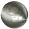 INTERDECO Endstücke Kugel Edelstahl-Optik aus Metall für Gardinenstangen 20 mm Ø (2 Stück)