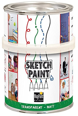 MagPaint kc-mag1013 1.0 Liter Matt Finish Sketch Lack – Transparent (1 Stück)