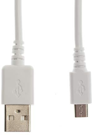 Kingfisher Technology - 90cm White USB Charger Charging Power and Data Sync Cable Adaptor (22AWG) Compatible with Bose SoundLink Colour Bluetooth Speaker