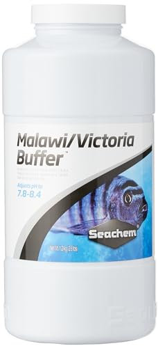 Seachem Malawi/Victoria Buffer, 1,2 kg - Aquarium Wasserhärte- und Pufferung, für Cichlids - 300 Gramm behandelt bis zu 900 Gallonen