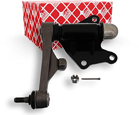 febi bilstein 43168 Lenkzwischenhebel mit Kronenmutter, 1 Stück | Kompatibel mit: TOYOTA HILUX VI Pick-up