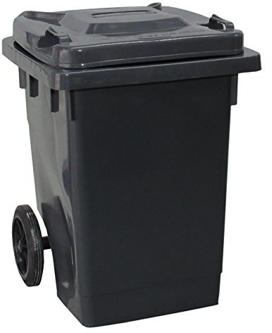 Yellowshield 75 Litre Wheelie Bin - GREY
