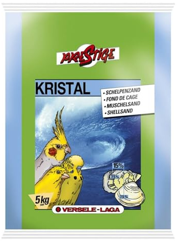 VERSELE LAGA Vogelsand Prestige Kristal Sand Muschelsand weiss mit Anis 5 kg