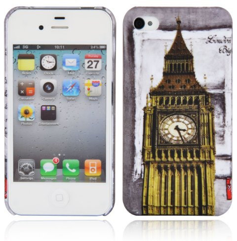 Cadorabo Hülle kompatibel mit Apple iPhone 4 / 4S Schutzhülle TPU Silikon Case Muster Design Anti Rutsch Slim Kratzfest Stabiles Hardcase mit Rundumschutz Case Hülle für iPhone 4 / 4S in Grau