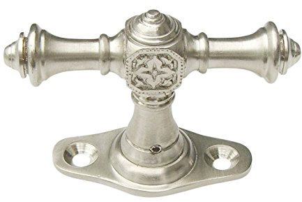 Fenstergriffe Fensterolive Jugendstil Gründerzeit Nickel matt #51-NM