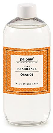 pajoma® Nachfüllflasche für Katalytische Duftlampe 500 ml, Orange | Raumduft Nachfüller - intensiver und hochwertiger Duft in Premium Qualität