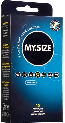 My Size Condoms 57mm x10 Large Larger Condoms (German Engineering at its Best)