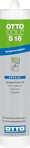 OTTOCOLL S 16 Spiegel-Klebstoff 310ml – Perfekt für alle Spiegel – Innen & Außen – Einfache Verarbeitbarkeit – Sehr gute Haftung auf vielen Materialien