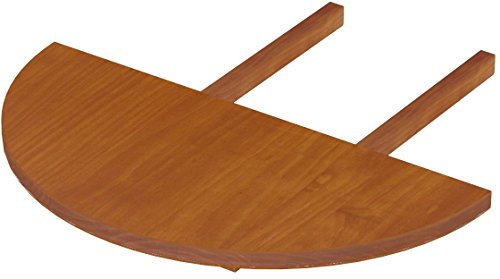 Ansteckplatte 40x80 Rund Kirschbaum Rio Classico oder Rio Kanto - Pinie Tischverlängerung Echtholz - Größe & Farbe wählbar - für Esszimmertisch Holztisch Tisch ausziehbar Brasilmöbel