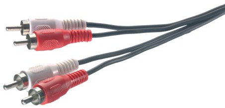 Vivanco Audiokabel, 2x Cinchstecker <-> 2x Cinchstecker, 5m