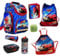 Familando Schulranzen für 1. Klasse mit Disney Cars Motiv für Jungen und Mädchen · ergonomischer Tornister · Schultaschen-Set (8-teilig)