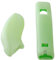 OSTENT Estuche Protector de Silicona Suave Estuche Protector para Nintendo Wii Control Remoto Nunchuk Color Verde