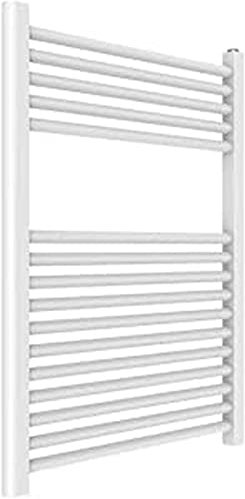 Radiador toallero ERCOS Radiador toallero de baño Dimensiones 600X770 MM Radiador de baño cromado, conexiones de 1/2 Suministrado con kit de montaje