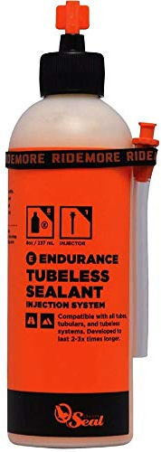 Orange Seal Endurance Tubeless Sealant, 8oz with Twist Lock Applicator by Orange Seal