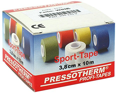 PRESSOTHERM Sport-Tape 3,8 cmx10 m weiß 1 St
