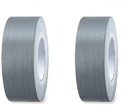 Colorus Gewebeband 2er Set 48 mm x 50 m silber Panzertape Reparaturband | Reißfestes Gewebeklebeband zum Reparieren, Bündeln und Fixieren – 2 Rollen mit je 50 m für Werkstatt und Baustelle