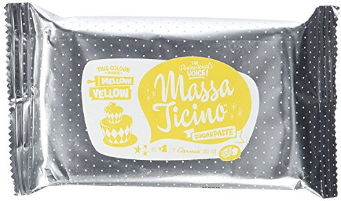 Barry Callebaut Rollfondant - Massa Ticino Tropic, gelb, 250 g