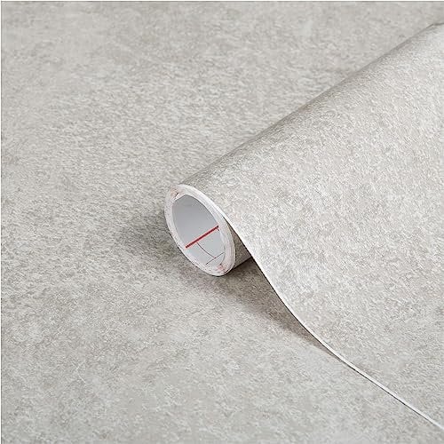d-c-fix Möbel-Klebefolie Avellino Stone Beton-Optik 45 cm x 2 m - Möbelfolie selbstklebende Küchenfolie Küche Schrank-Folie Tisch Fensterbank Küchenfronten Bad Stein-Optik modern hell-grau