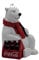 Kurt Adler Coca-Cola Eisbär Hängendes Ornament mit 6 Flaschen aus Kunststoff für Weihnachten