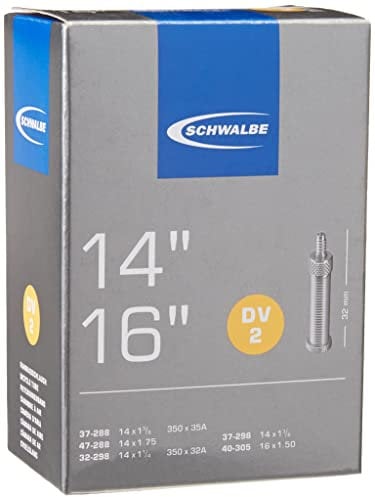 Schwalbe Schlauch Nr. 19 – Fahrradschlauch 27,5/28/29 Zoll (ETRTO 40/62-584/635) – Ventil DV 40mm – Standard Butylschlauch – Schlauch für Fahrrad