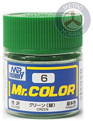 GSI Creos Mr. Color C6 Green (Gloss) Paint (Japan Import)