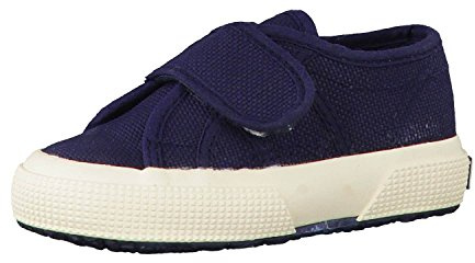 Superga 2750 Bvel, Unisex Kinder Sneakers, Blau/933 Navy, 21 EU