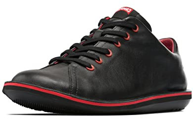 Camper Beetle, Zapatos de cordones de cuero para hombre, Negro (Noir (Muffler Negro/Human Negro), 40 EU