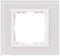 Simon - 82617-30 marco 1 elemento s-82 nature cristal blanco Ref. 6558330001