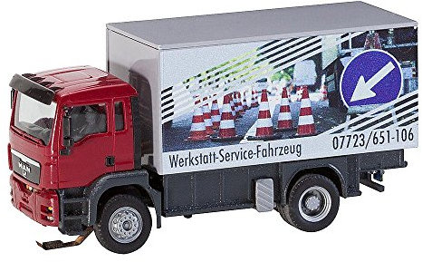 Faller FA 161554 - Man TGS Werkstattservicewagen, Zubehör für die Modelleisenbahn, Modellbau