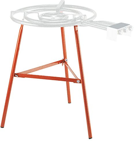 MAGEFESA - Heavy duty reinforced burner tripod 30 inches tall, perfect for paella pan makers, compatible with almost all burners on the market (Burner not included)(Red)