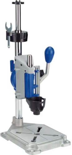 Dremel 220-01 Bohrmaschinen-Drehwerkzeugständer mit Schraubenschlüssel, tragbare Mini-Presse und Werkzeughalter, 5,1 cm Tiefe, ideal zum Bohren senkrechter und abgewinkelter Löcher