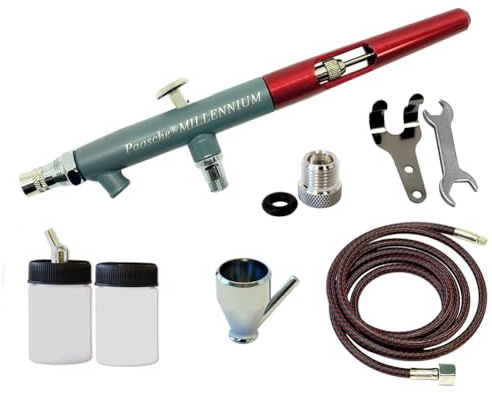 Paasche Airbrush Double Action Siphon Feed Airbrush Set, Mehrfarbig, 26,04 x 19,05 x 4,45 cm