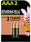 Duracell AAA B2 - Batterie Ministilo 750 Mah Ricaricabile Plus