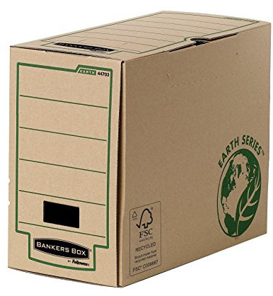 Bankers Box Earth Series Archivschachtel (A4, 150mm, 100% recycled) 20 Stück braun