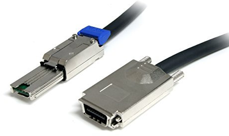 StarTech.com 2m externes Serial Attached SCSI SAS Kabel - SFF-8470 auf SFF-8088