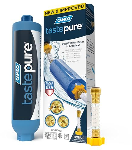 Camco 40013 TastePure KDF/Carbon Wasserfilter, Blau