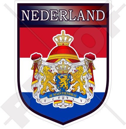 Vinyl-Aufkleber für Stoßstange, 100 mm, Niederlande Holland Niederlande