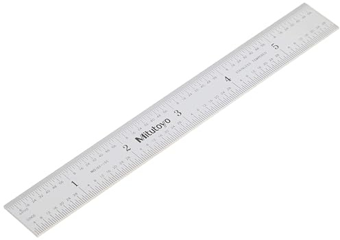 Mitutoyo 182-105 Stahllineale, 150 mm, 6 Zoll Messbereich