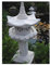 Deine Gartenoase Vogelhaus auf Säule japanische Steinlaterne