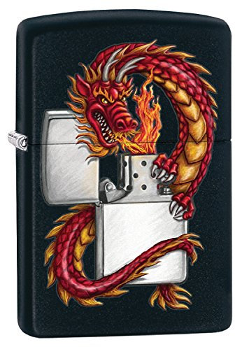 Zippo Sturmfeuerzeug | Metall Dauerhaftes Zippo Feuerzeug | Am besten mit Zippo Feuerzeug Flüssigkeit | Nachfüllbares Feuerzeug | Perfekt für Zigaretten Zigarren Kerzen | Taschenfeuerzeug