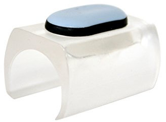 GleitGut Stuhlgleiter für Freischwinger aus PTFE, transparent, für Rundrohre von 23 bis 25 mm, 4 Stück