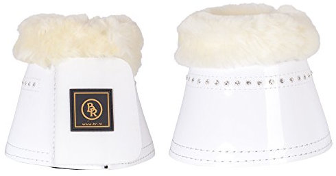 BR Springglocken Glamour Lacquer Sheepskin, Farbe:Weiss;Groesse:L