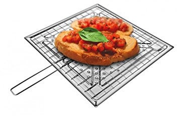 Ipac Bruschetta Grille-Pain en Inox 25 x 25 cm