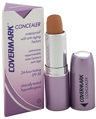 Covermark Correttore Waterproof Camouflage, Concealer Ipoallergenico SPF 30, Con Vitamina A, E & Rosa Moscata, Formula Senz'Acqua, Colore 05, Formato 6g