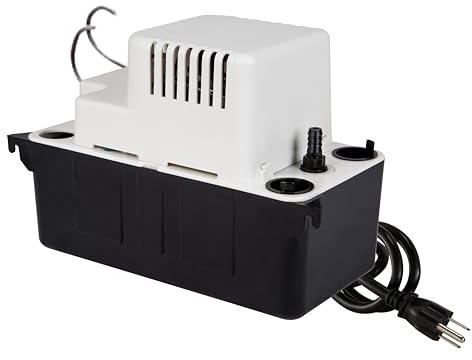 Little Giant VCMA-15ULS Automatic Condensate Removal Pump w/Safety Switch, 1/50HP