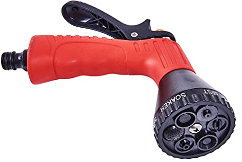 Amtech U2300 Water Spray Gun with 6 Functions and Cushion Grip, Suitable for Watering All Types of Plants with Various Spray Patterns