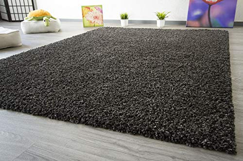Steffensmeier Shaggy Hochflor Teppich Funny Soft Touch Langflor in der Farbe anthrazit GUT Siegel, Größe: 200x290 cm