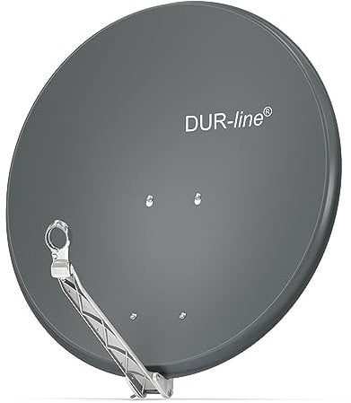 DUR-line Select - Parabola satellitare in alluminio, 75 cm/80 cm